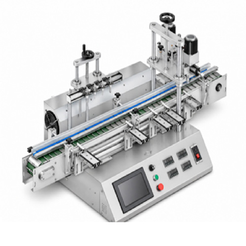 Automatic Four Head Liquid Filling And Capping Machine (100-1000 ML)