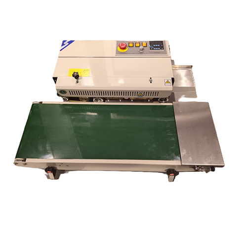 Continuous Band Sealer For Zipper Pouches And Handle Bags