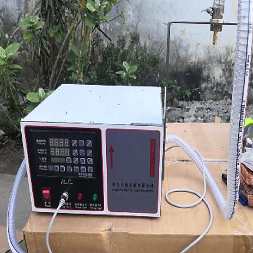 Mini Liquid Filling Machine Single Nozzel Big Flow 35L